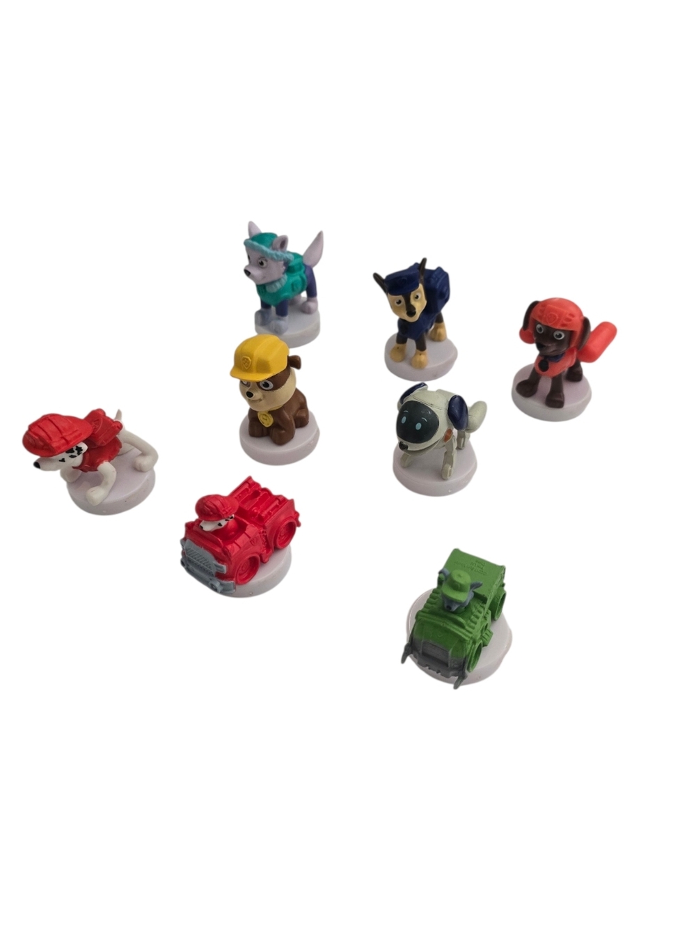 PAW Patrol Mini Figures Cake Toppers Party Favor Set of 8 Marshall Chase Rubble